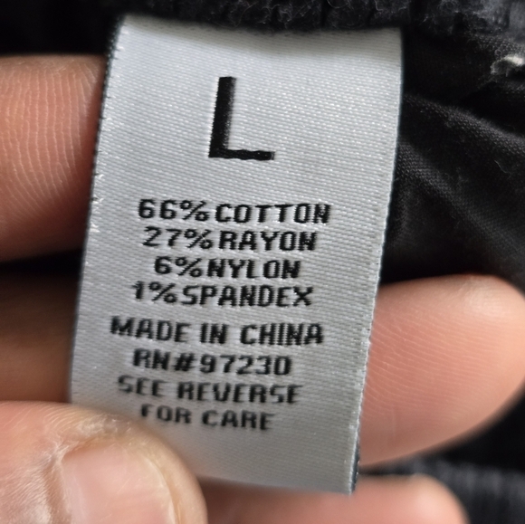 Almost Famous Coudoury Skirt Womens Sz L Black Short Cotton Blend Pockets Y2k - Picture 9 of 12